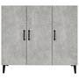 Voir la diapositive 5 : VIDAXL Buffet gris béton 90x34x80 cm bois d ingénierie