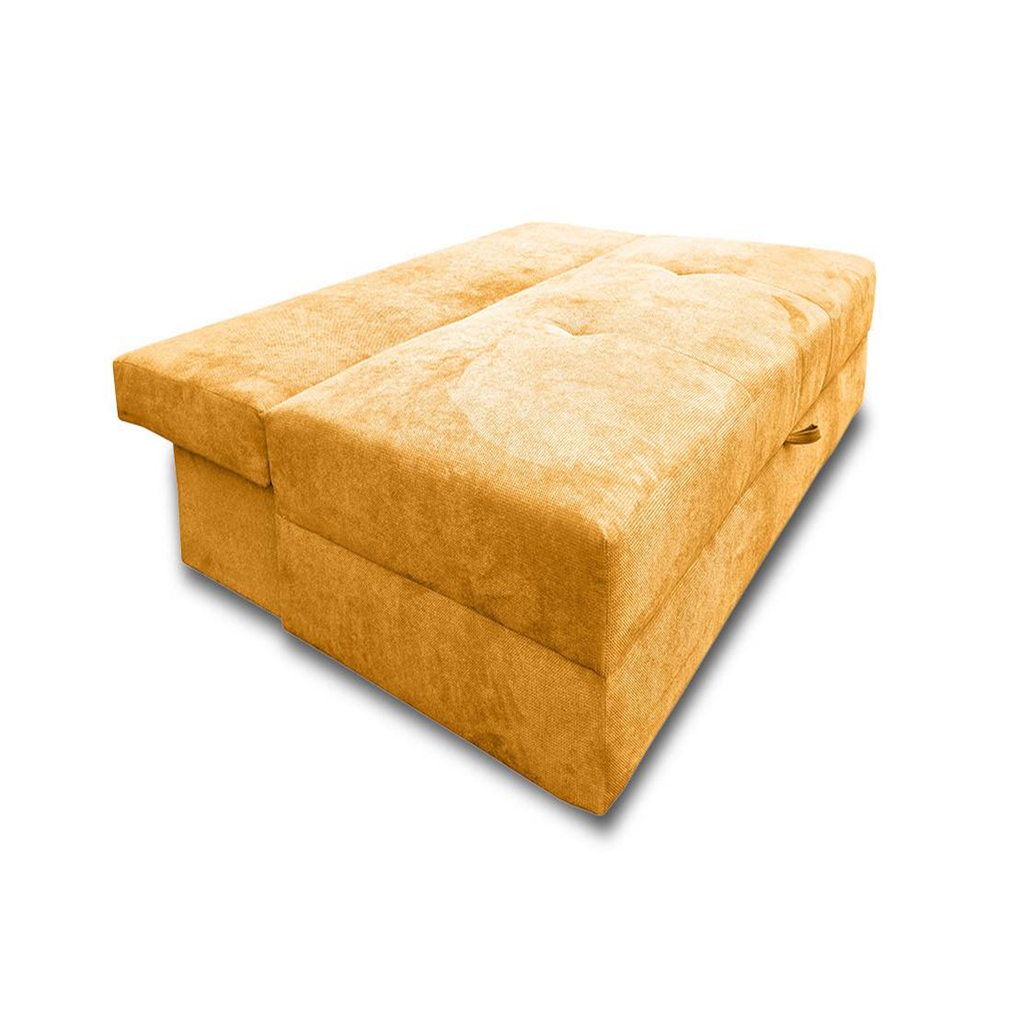 Voir la diapositive 4 : BEST MOBILIER Lucina - canapé droit 3 places - convertible avec coffre - en velours