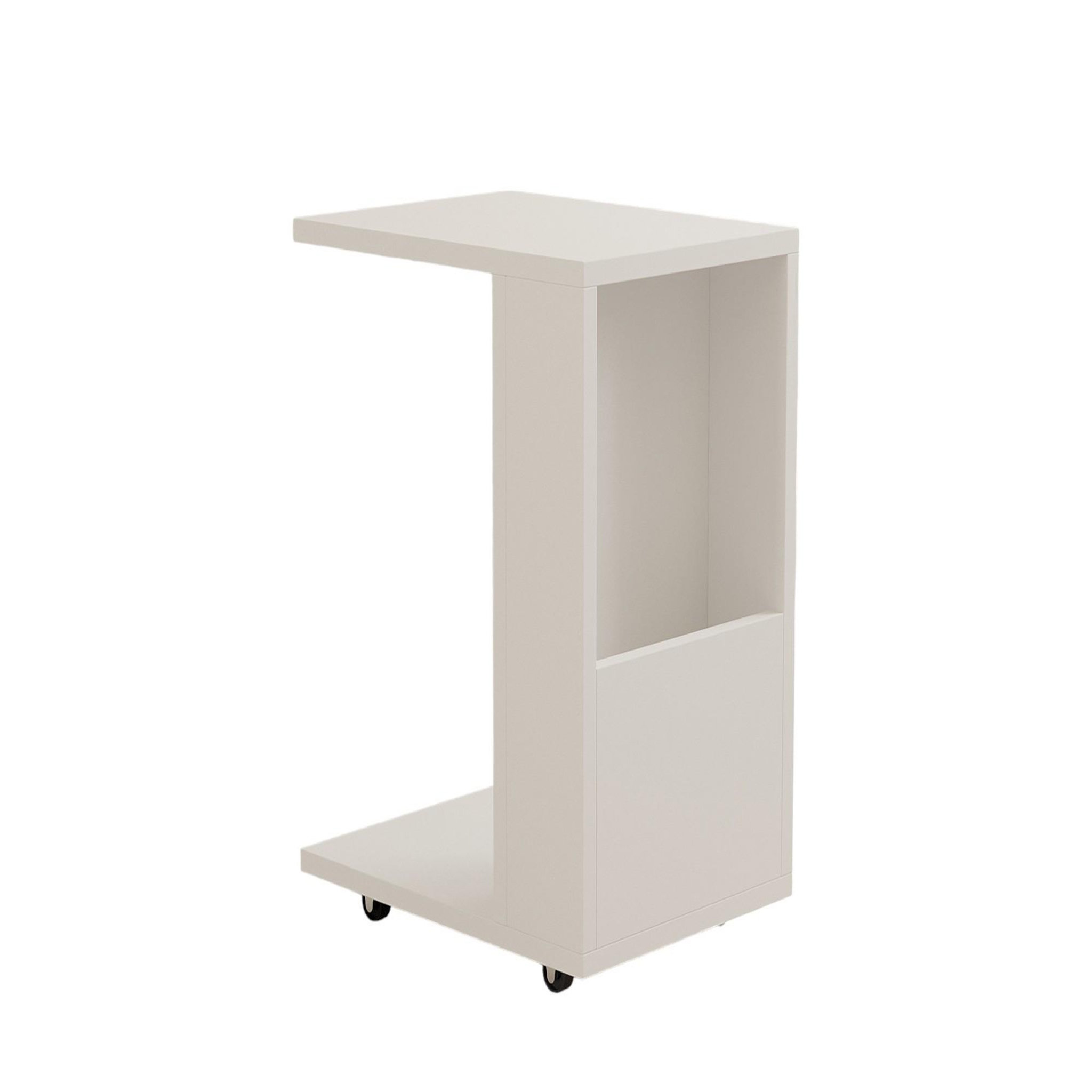 Voir la diapositive 4 : Habitat et Jardin Table d'appoint en bois  star  - 40 x 30 x 50 cm - blanc