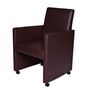 Voir la diapositive 2 : VIDAXL Chaises a manger lot de 2 marron similicuir