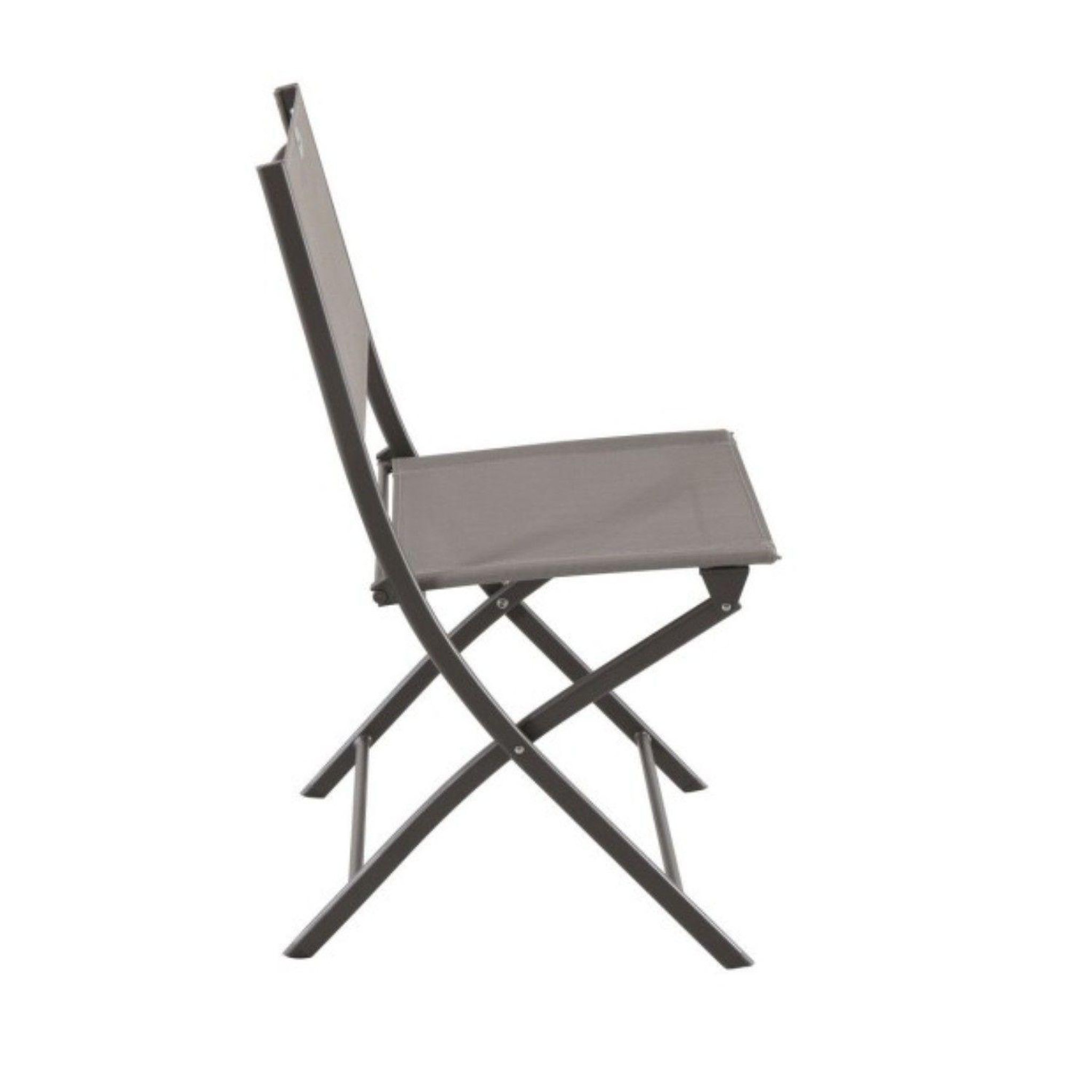 Voir la diapositive 6 : TOILINUX Lot de 4 Chaises de jardin pliables Modula