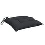 Voir la diapositive 5 : VIDAXL Coussins de chaise lot de 2 noir 40x40x7 cm tissu oxford