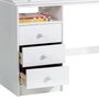 Voir la diapositive 3 : IDIMEX Bureau enfant KEVIN, en pin massif, 3 tiroirs et plateau inclinable