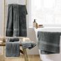 Voir la diapositive 4 : Paris Prix Drap de Bain  Elegance  90x150cm Anthracite