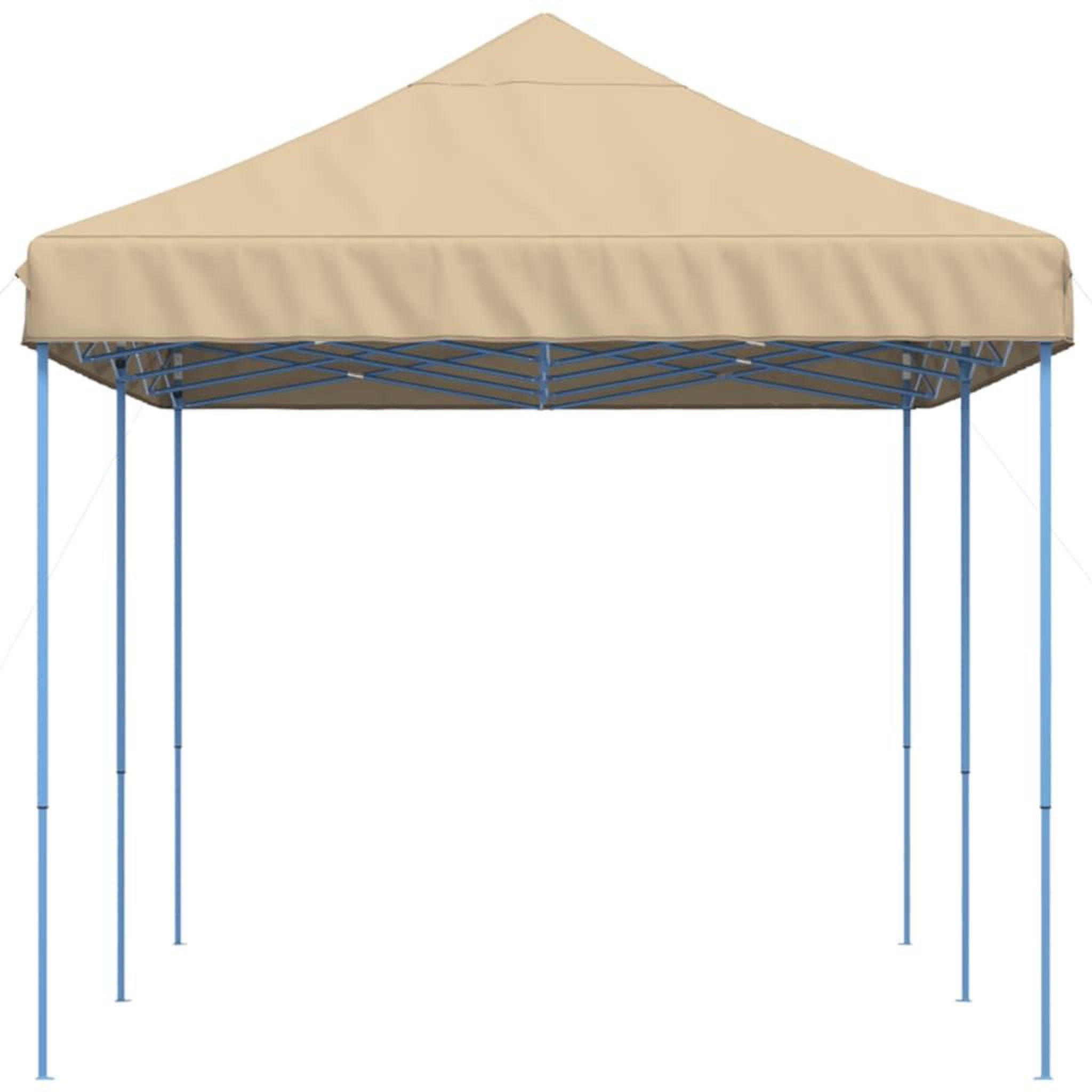 Voir la diapositive 4 : VIDAXL Tente de reception pliable escamotable beige 580x292x315 cm