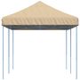 Voir la diapositive 4 : VIDAXL Tente de reception pliable escamotable beige 580x292x315 cm