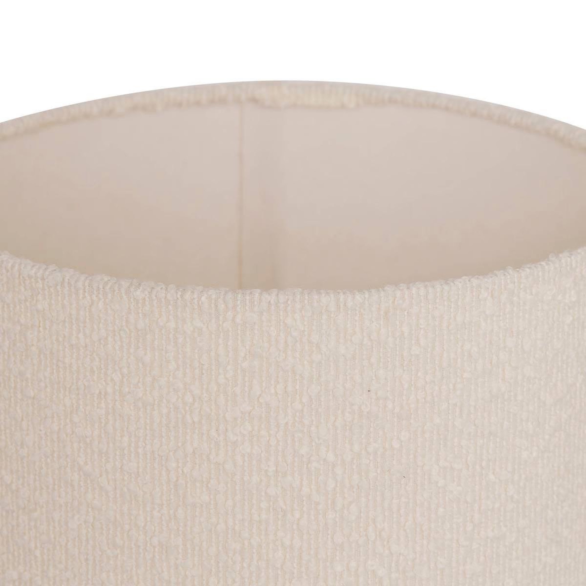 Voir la diapositive 2 : ATMOSPHERA Lampadaire bouclette  solal  124cm blanc