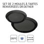 Voir la diapositive 4 : DR.OETKER Set de 2 moules à tarte renversée 22 cm et 28 cm Dr Oetker tradition