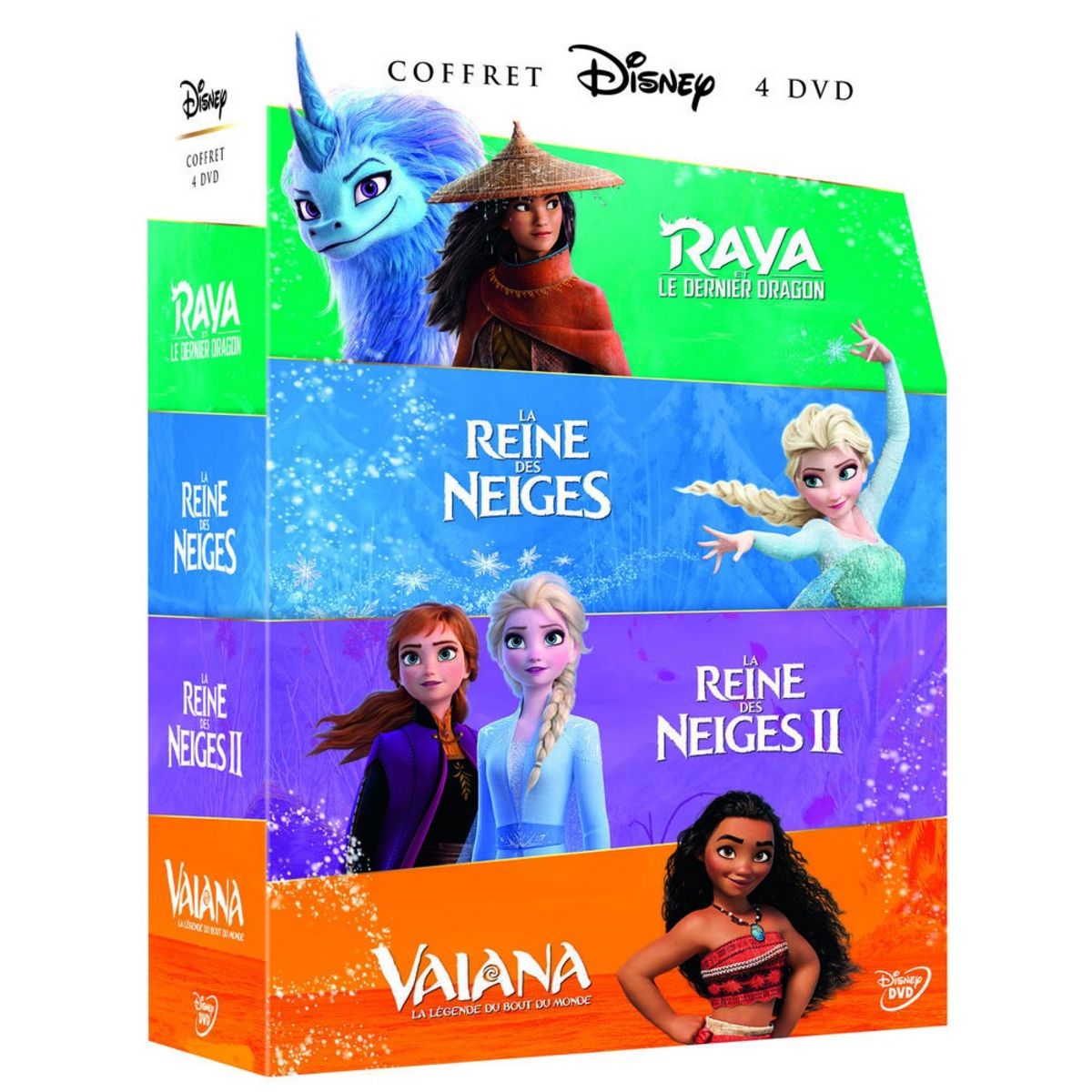 DISNEY Coffret Princesses - 4 DVD 