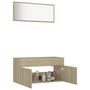 Voir la diapositive 4 : VIDAXL Ensemble de meubles de salle de bain 2 pcs chene sonoma