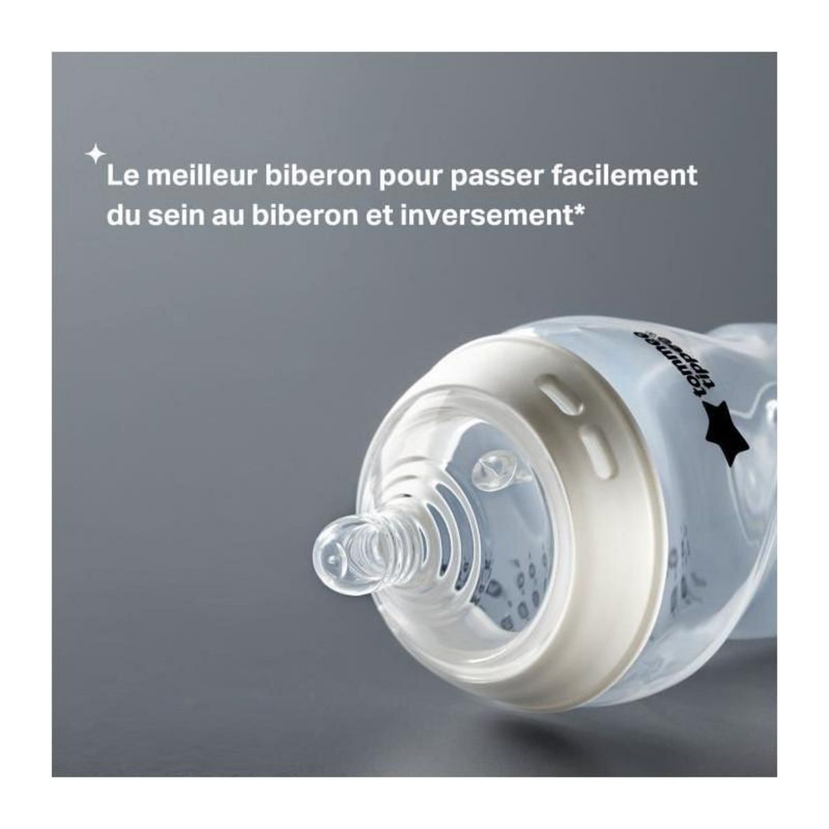 TOMMEE TIPPEE Biberons - TOMMEE TIPPEE - NATURAL START- 340 ml - Anti-colique - Tétine imitant la forme du sein - Lot de 2