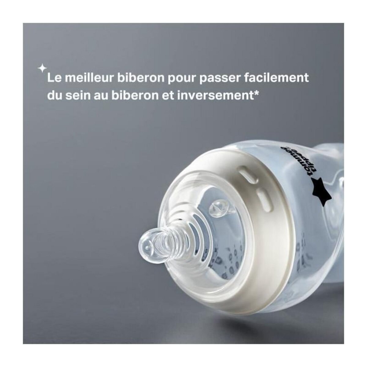 TOMMEE TIPPEE Biberons - TOMMEE TIPPEE - NATURAL START- 340 ml - Anti-colique - Tétine imitant la forme du sein - Lot de 2