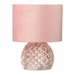 Paris Prix Lampe à Poser en Verre  LED  23cm Rose Clair