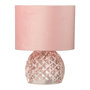 Voir la diapositive 1 : Paris Prix Lampe à Poser en Verre  LED  23cm Rose Clair