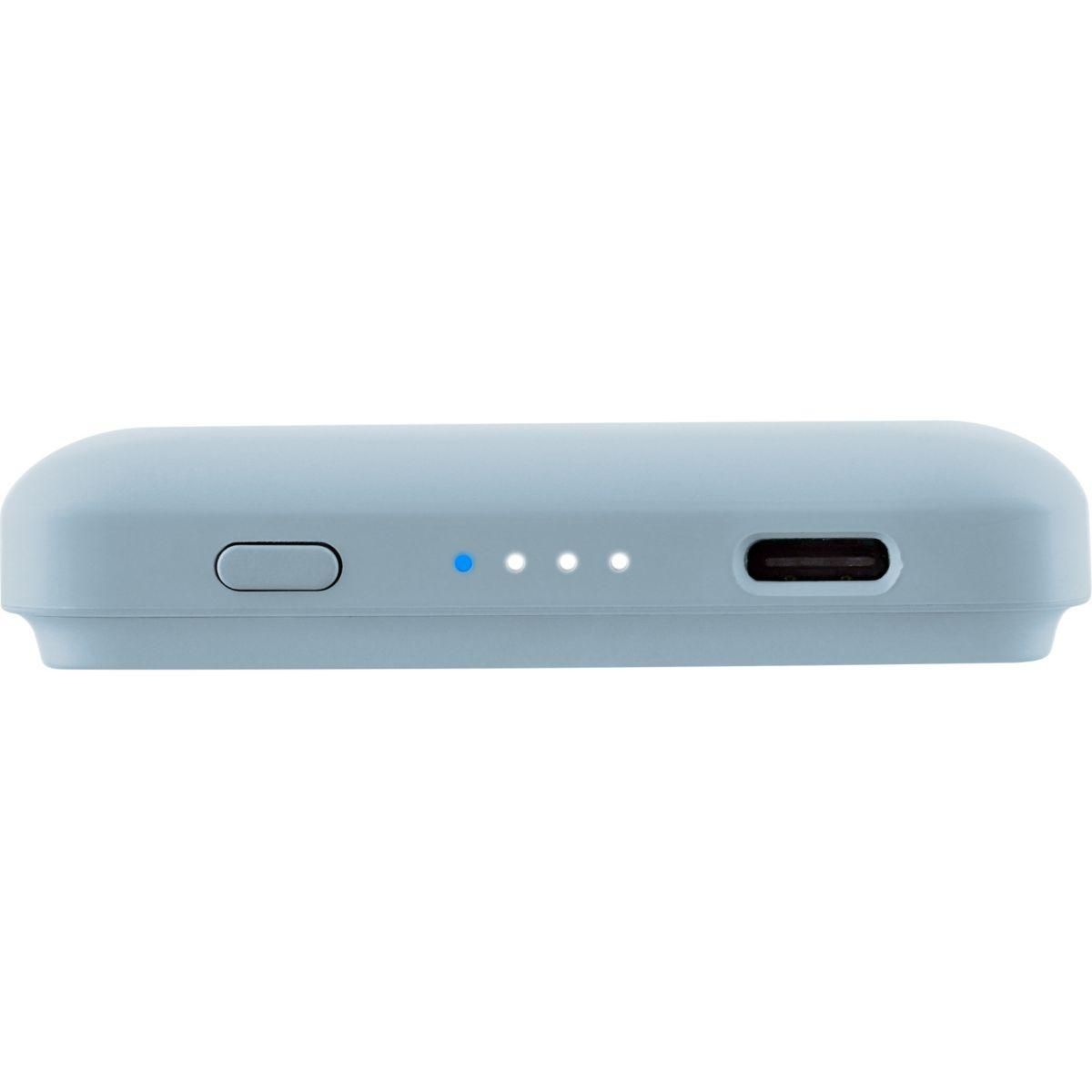 TNB Batterie externe 5000 mAh MagSafe bleu