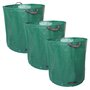 Voir la diapositive 1 : LINXOR Lot de 3 sacs de déchets 500L en PP 150g/m² autoportants