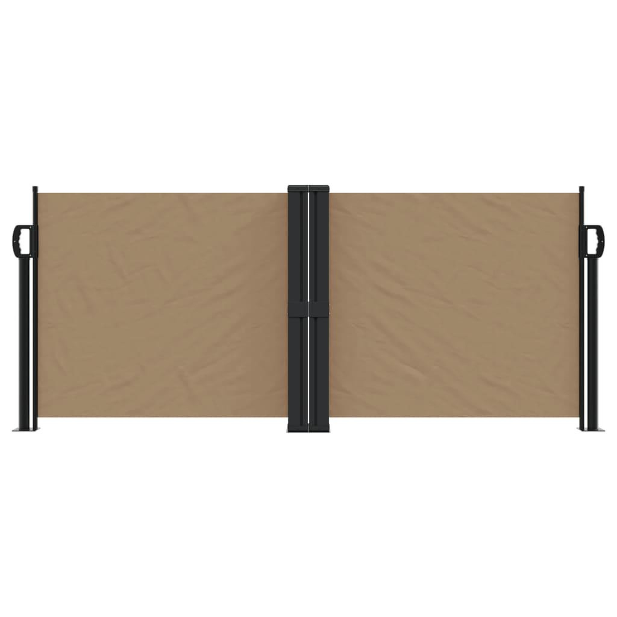 Voir la diapositive 3 : VIDAXL Auvent lateral retractable taupe 100x600 cm