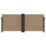 Voir la diapositive 3 : VIDAXL Auvent lateral retractable taupe 100x600 cm