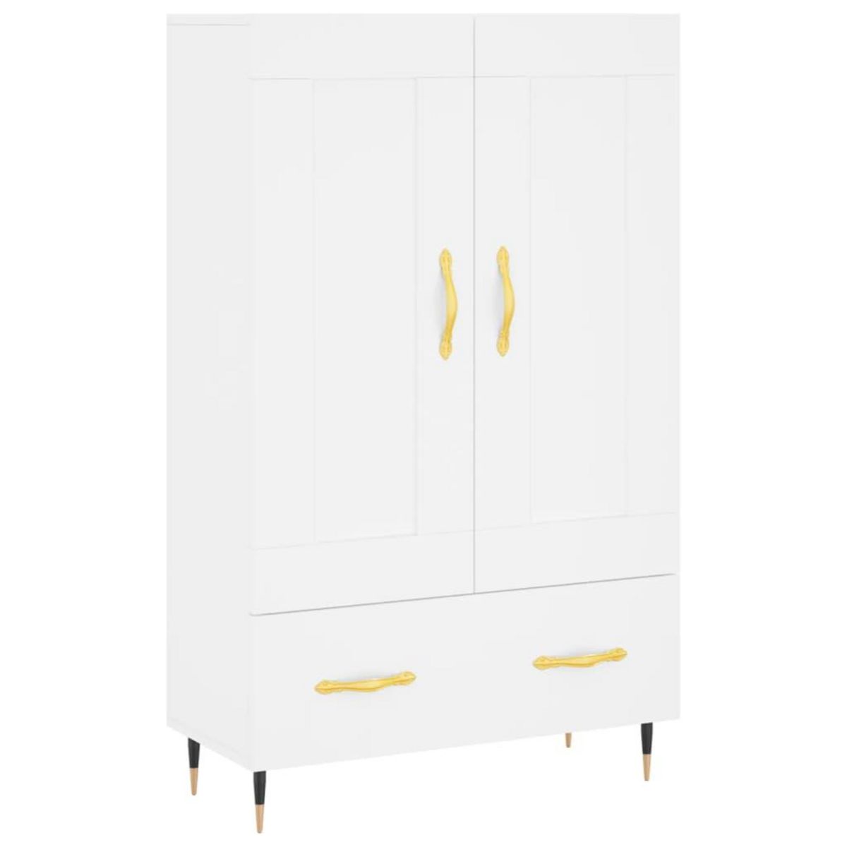 VIDAXL Buffet haut blanc 69,5x31x115 cm bois d'ingenierie