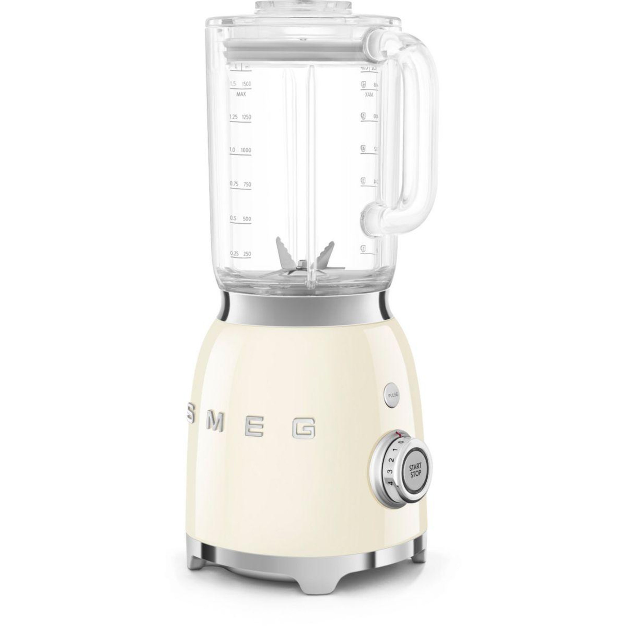 Voir la diapositive 2 : SMEG Blender blf03creu crème