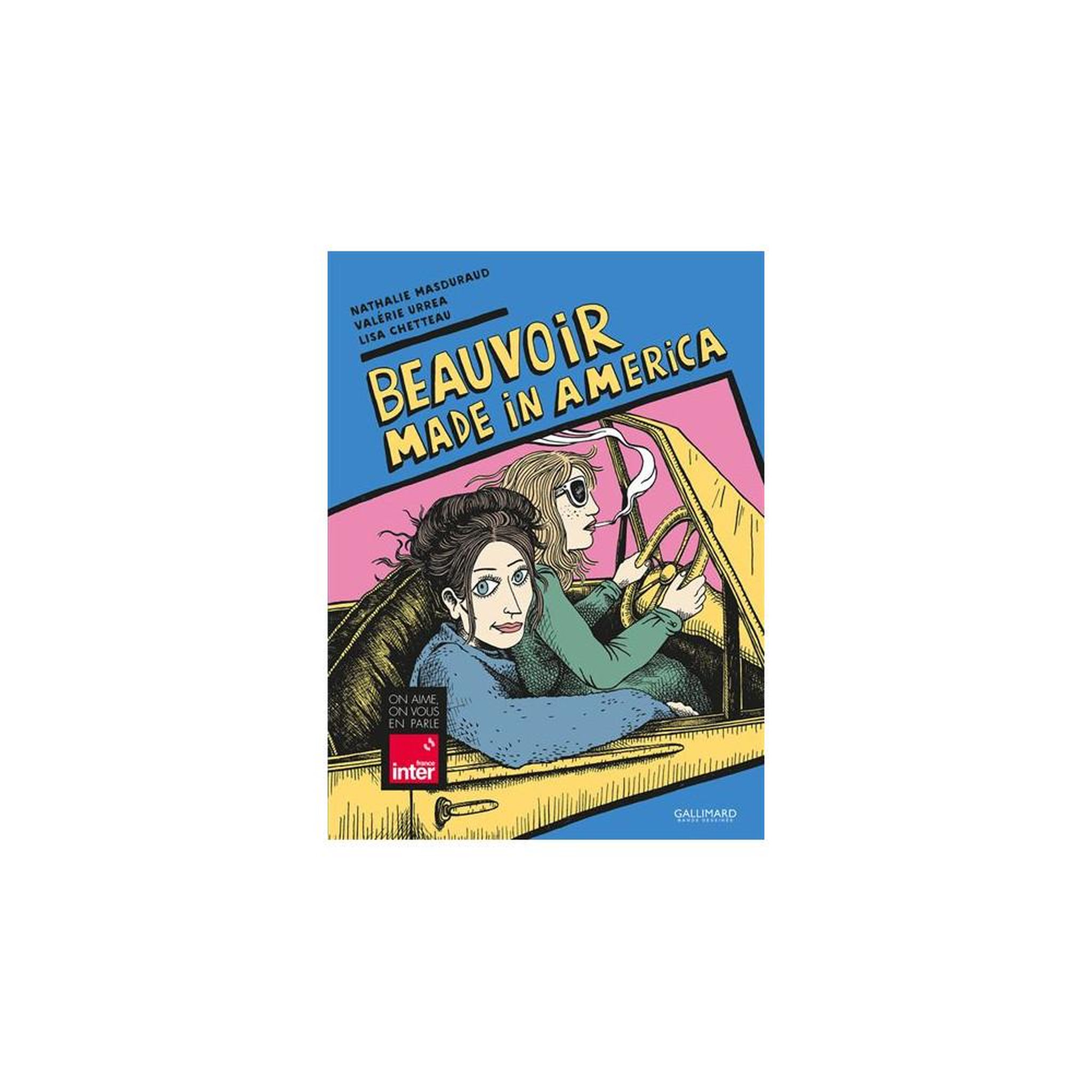 Livre beauvoir made in america en anglais, natalie madorsky, édition illustrée gallimard