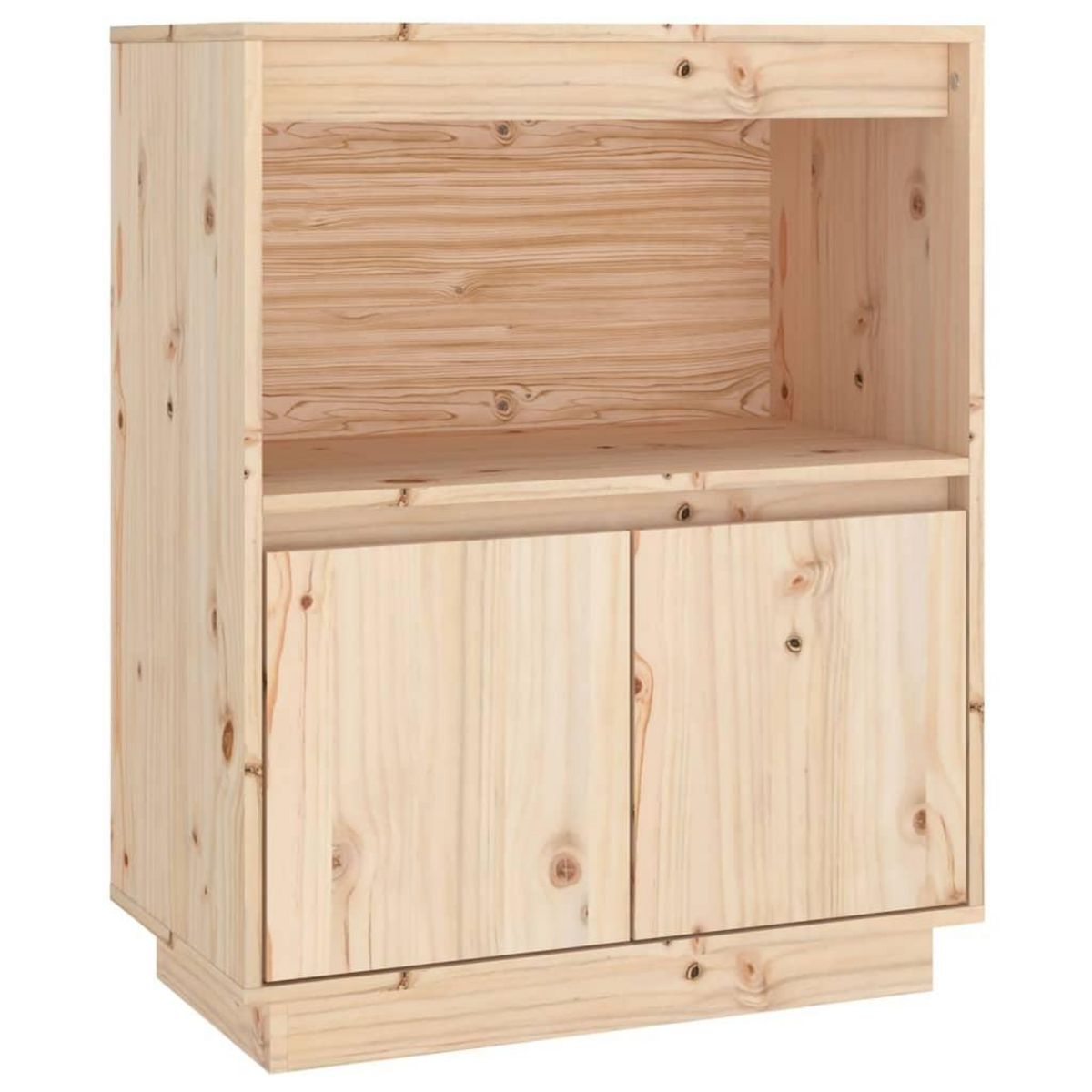 VIDAXL Buffet 60x34x75 cm Bois massif de pin