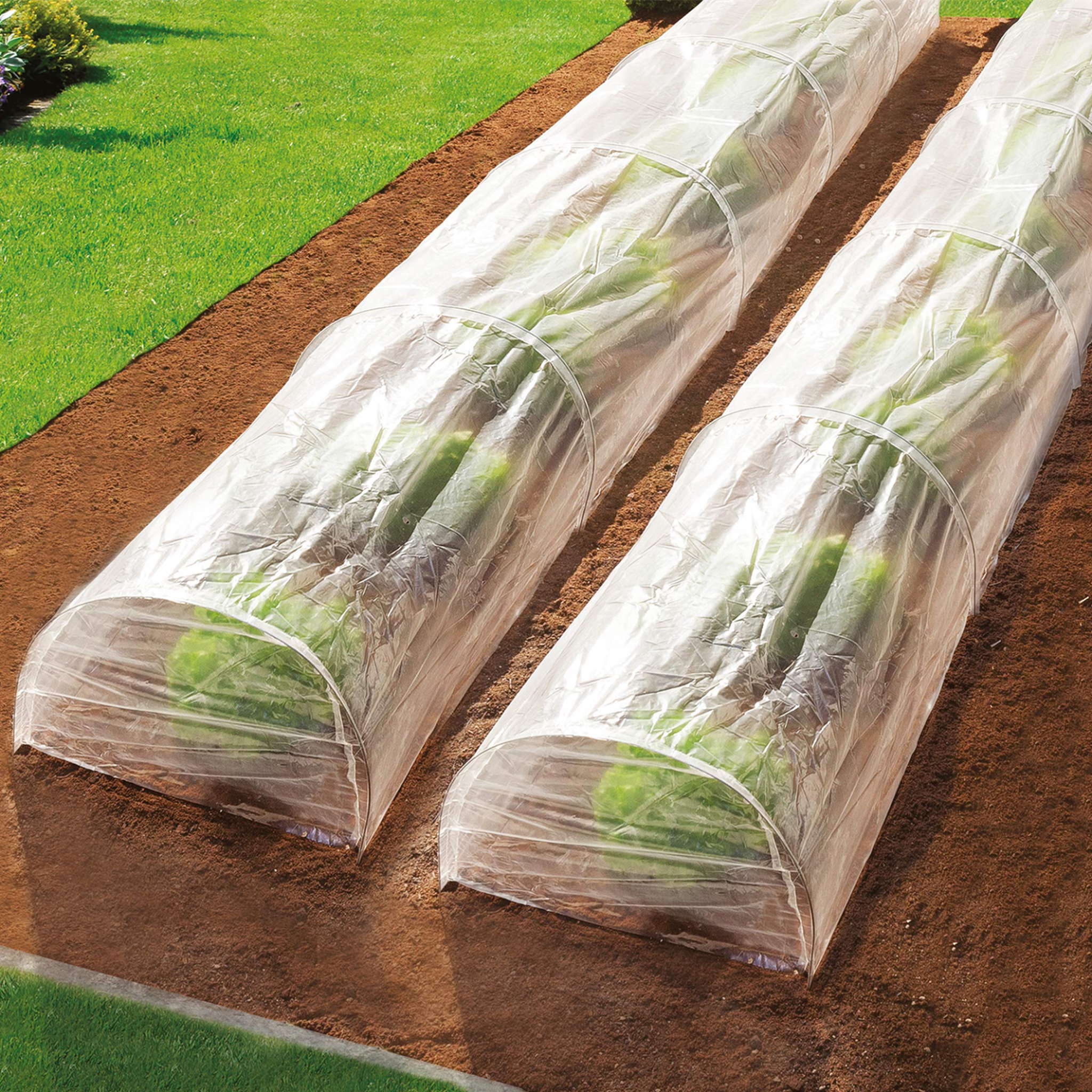 Voir la diapositive 2 : ID MARKET Lot de 2 tunnels de forçage accordéon 4m