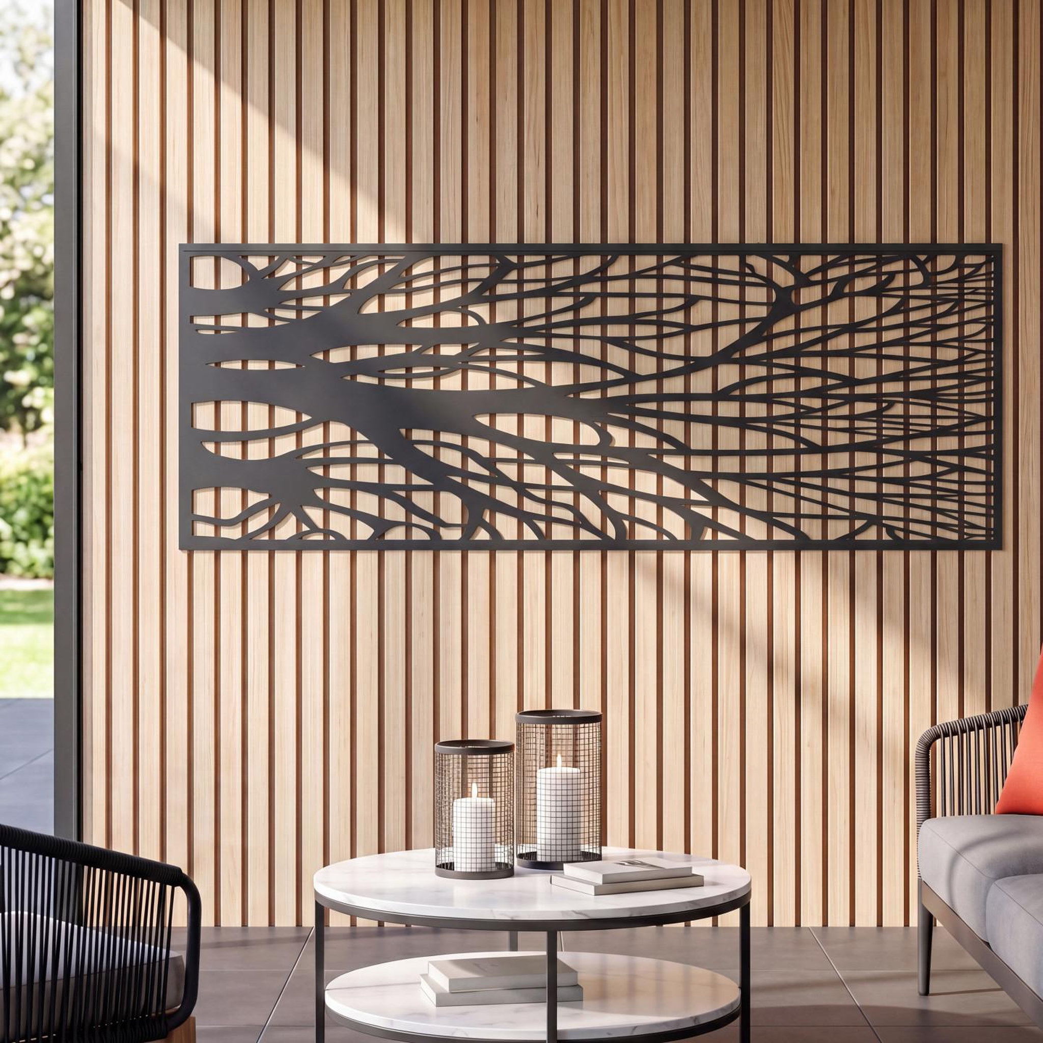 Voir la diapositive 6 : ID MARKET Panneau décoratif universel 150 x 50 cm era gris