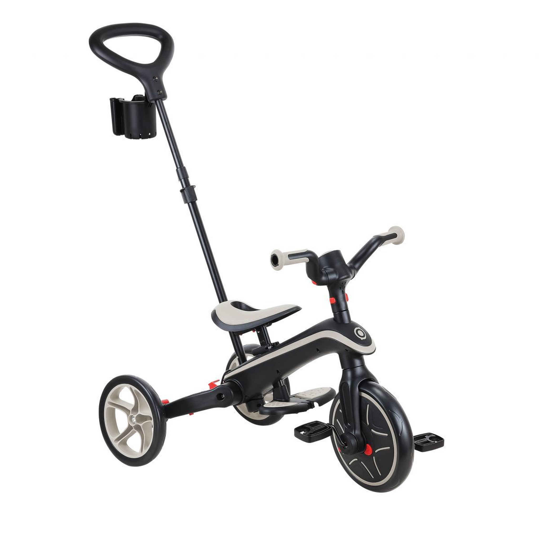 Voir la diapositive 3 : Globber Tricycle Trike Explorer Foldable 4 En 1 Taupe