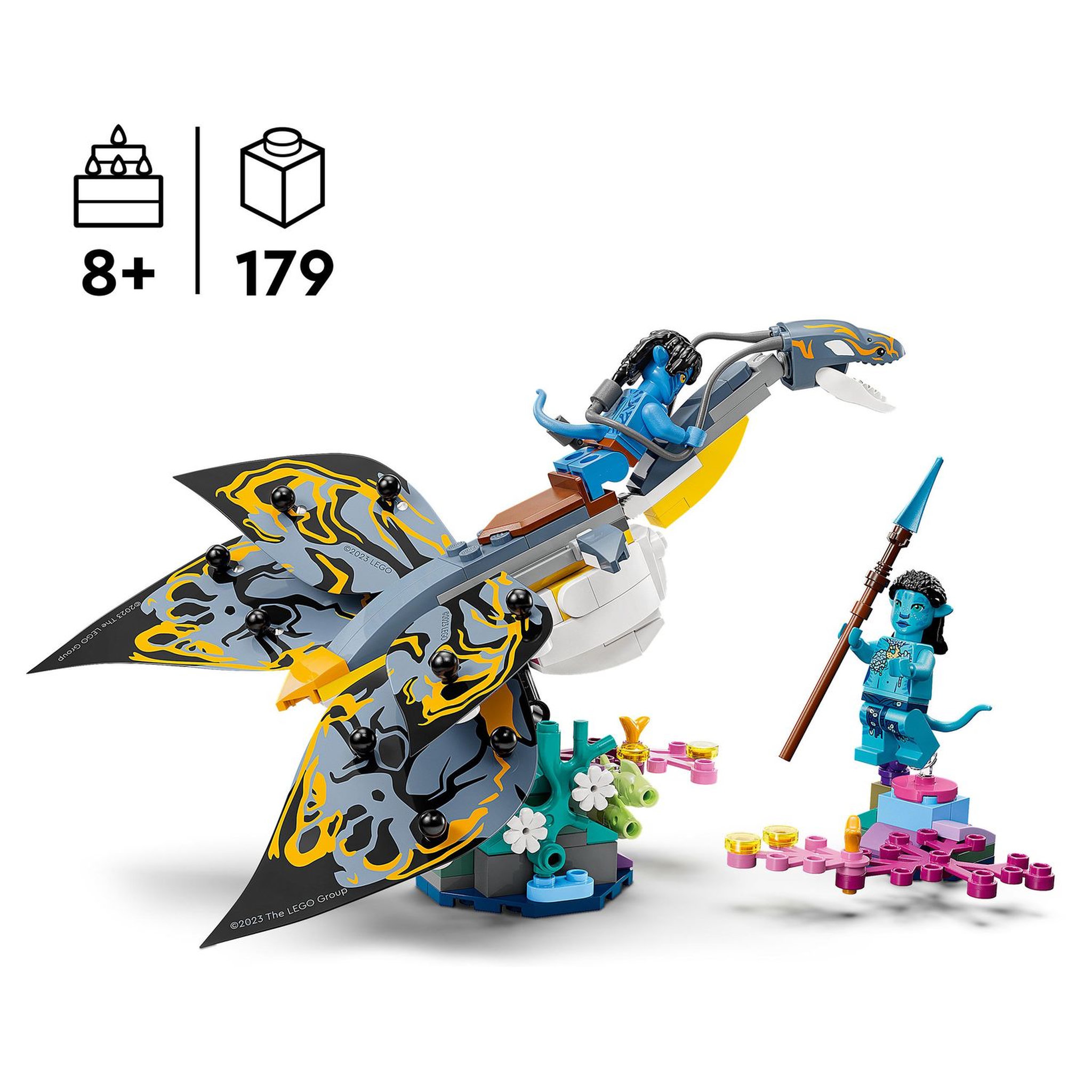 Voir la diapositive 4 : LEGO Avartar 75575 La découverte du l'Ilu, Jouet de Construction, La Voie de l'Eau, Figurine de Créature Sous-Marine