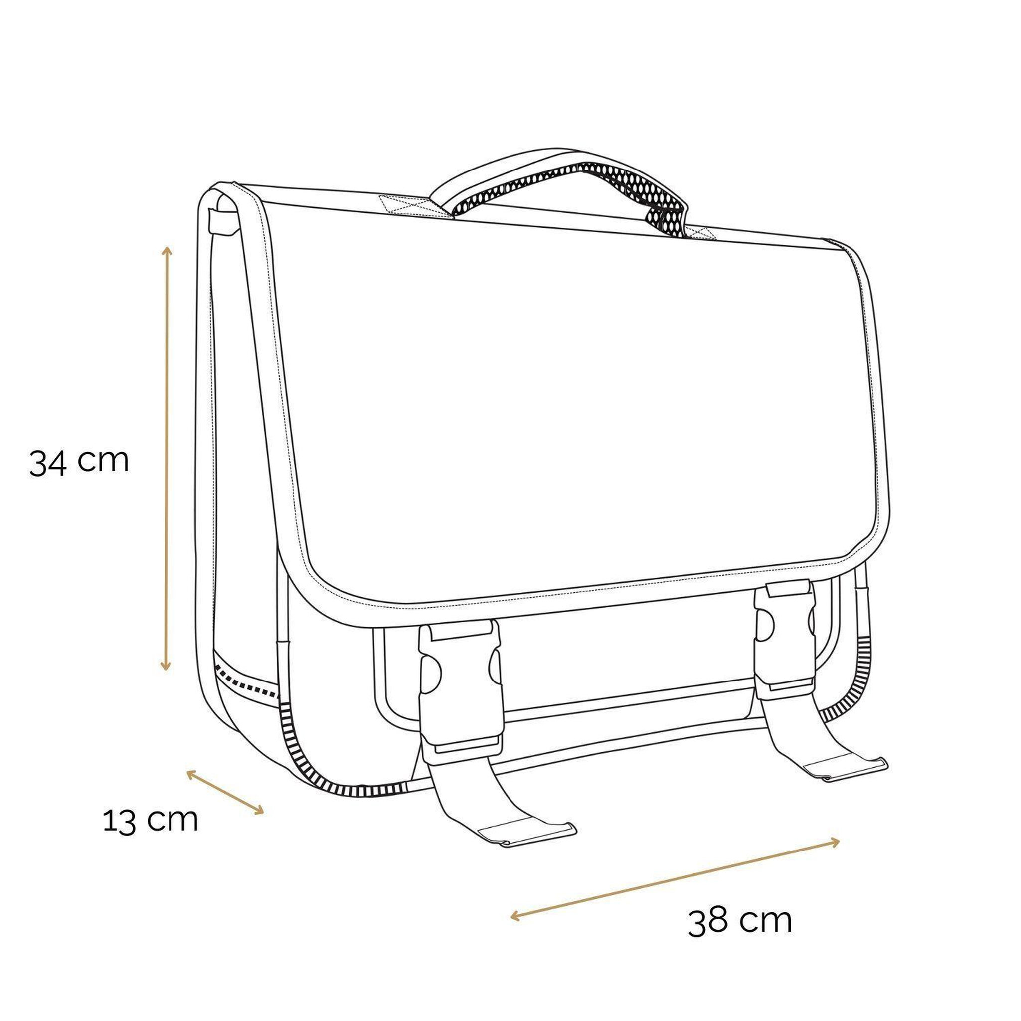 Voir la diapositive 5 : Bagtrotter BAGTROTTER Cartable 38 cm Harry Potter Gris