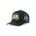 CAPSLAB Casquette trucker Scooby-Doo The Mystery Machine. Coloris disponibles : Noir
