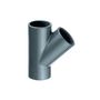 Voir la diapositive 2 : JARDIDECO Té égal PVC pression 45° Ø 63 mm - Fitt