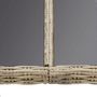 Voir la diapositive 4 : VIDAXL Table a manger Marron 200x100x74 cm Verre et resine tressee
