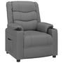 Voir la diapositive 2 : VIDAXL Fauteuil inclinable Gris Similicuir