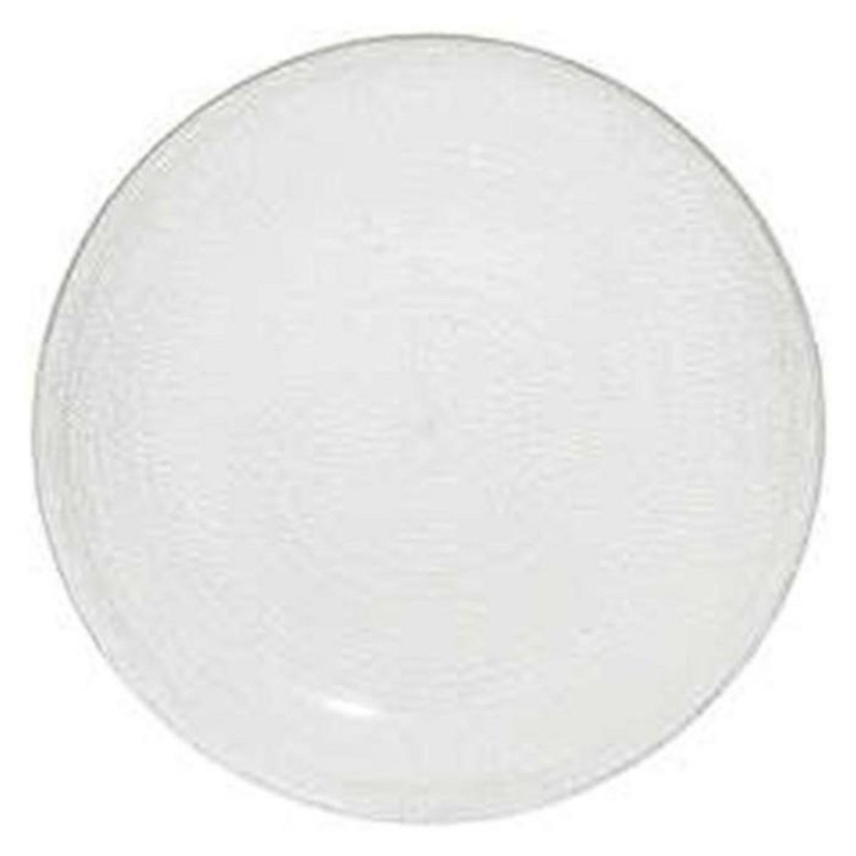 SECRET DE GOURMET Lot de 6 Assiettes à Dessert  Palm  21cm Transparent