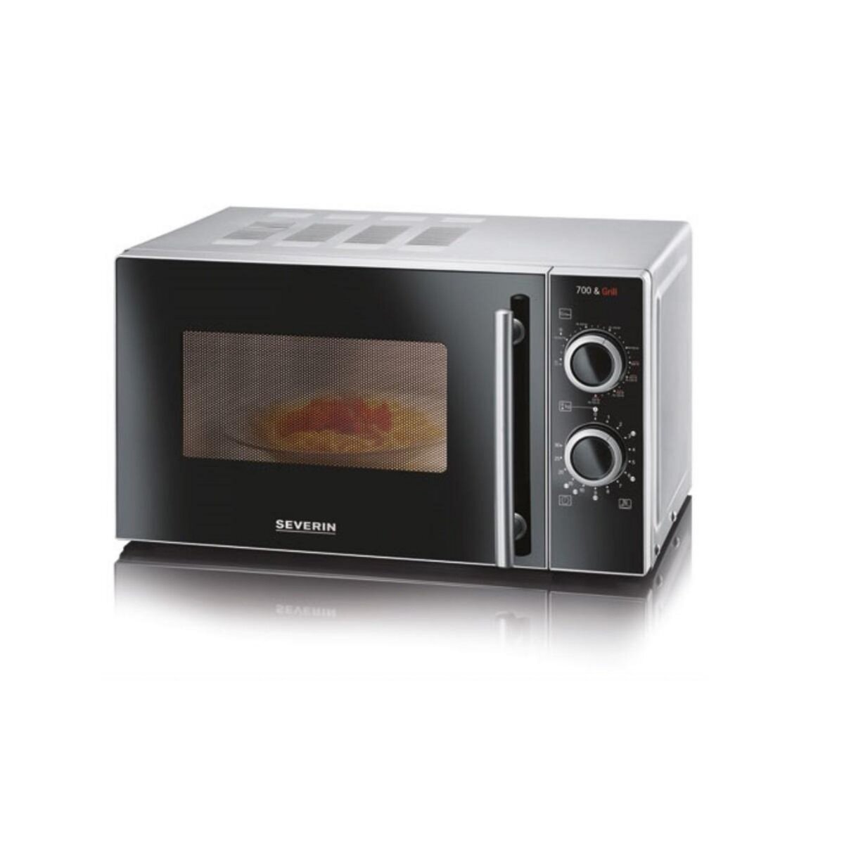 SEVERIN Micro-ondes gril 20l 700w argent/noir - MW7771