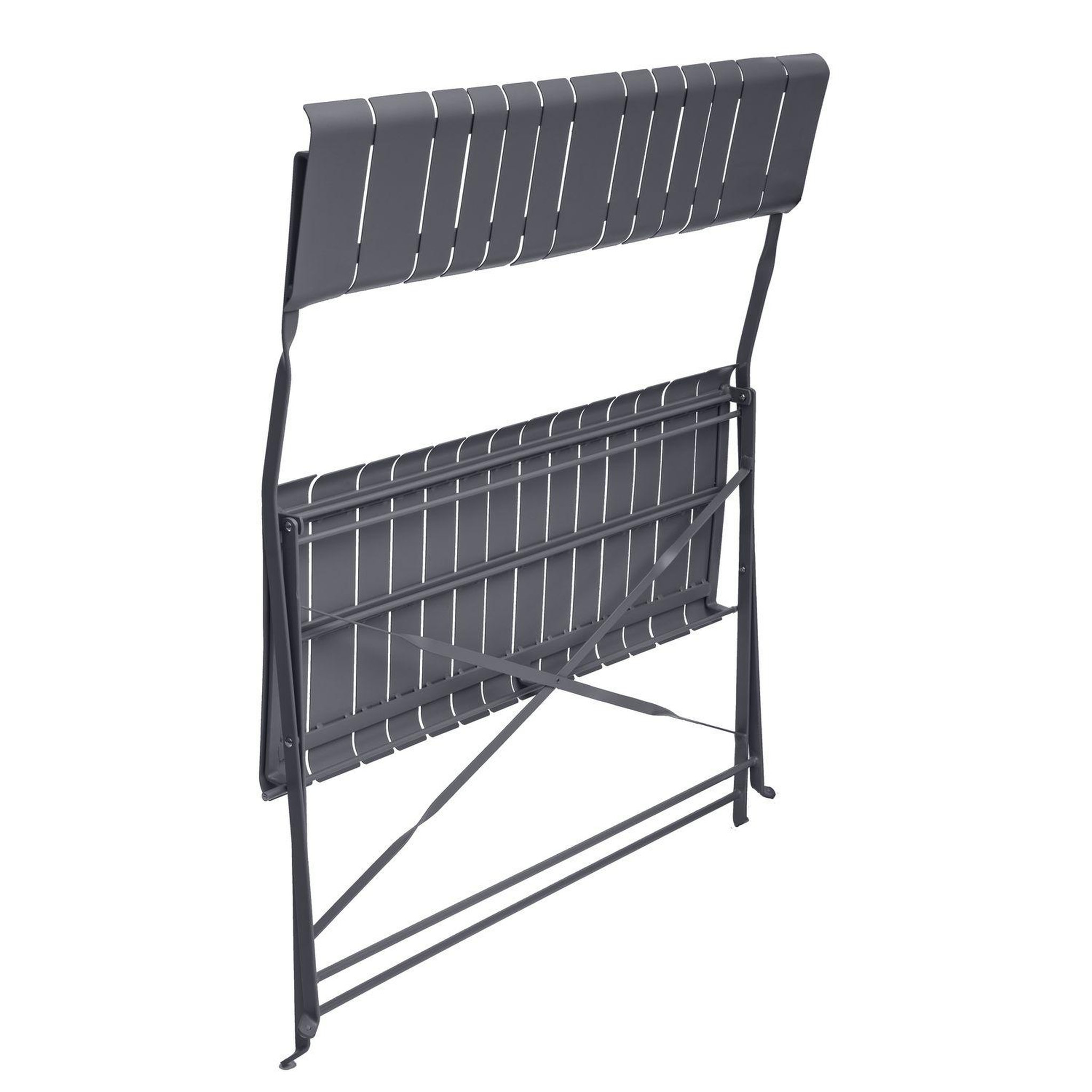 Voir la diapositive 3 : HESPERIDE Banc de jardin pliable Nasca - L. 90 x H. 86 cm