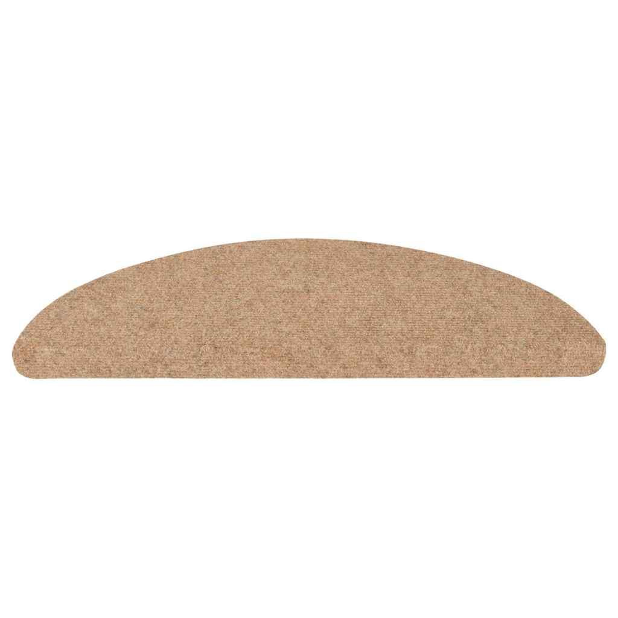 Voir la diapositive 3 : VIDAXL Tapis d'escalier auto-adhesifs 20 pcs beige 56x17x3 cm