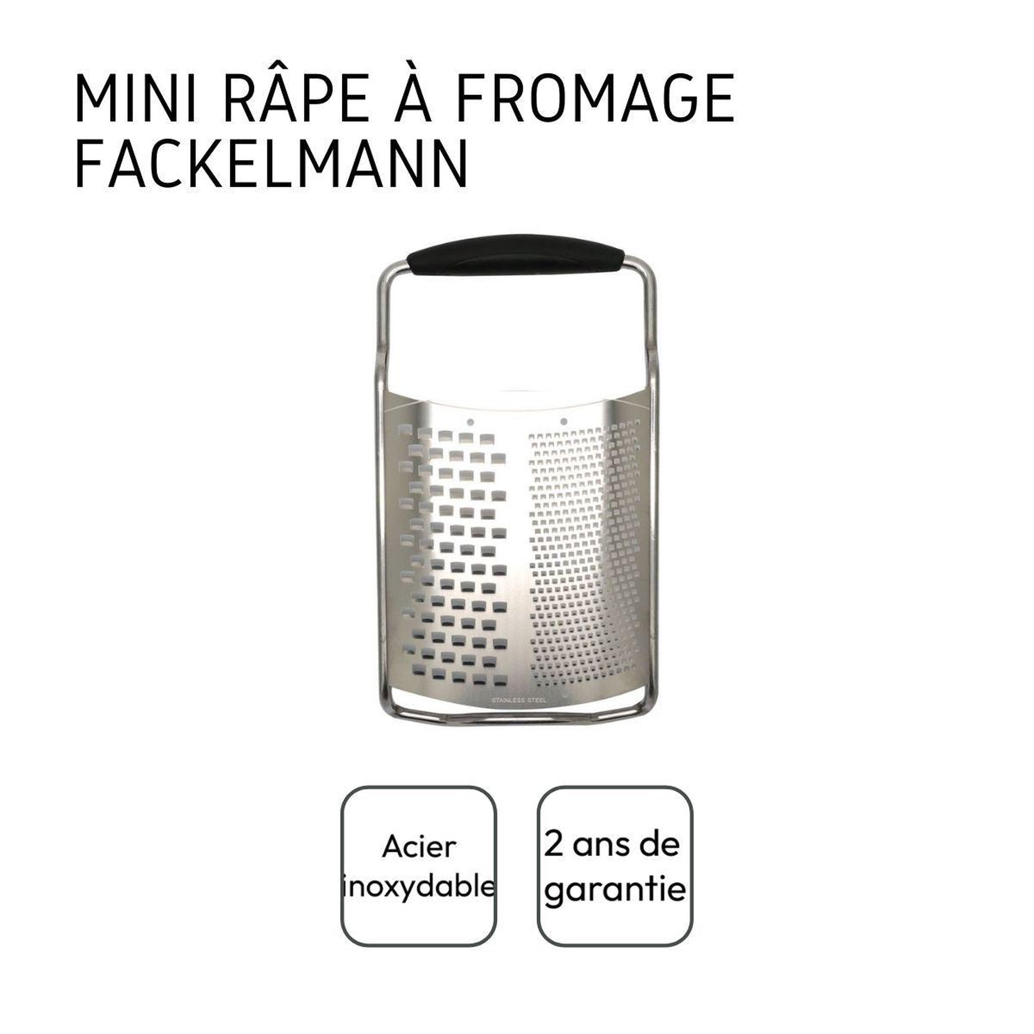 Voir la diapositive 4 : Fackelmann Set de 2 râpes à fromage en inox fackelmann multifonctions