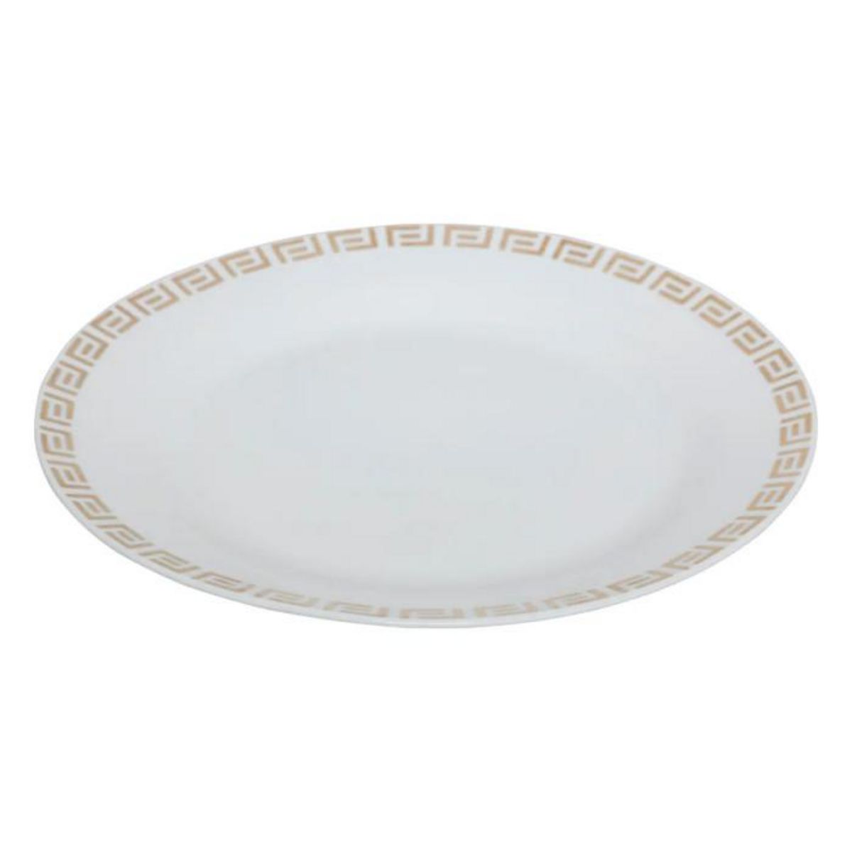 SECRET DE GOURMET Lot de 6 Assiettes Plates  Aya  27cm Blanc