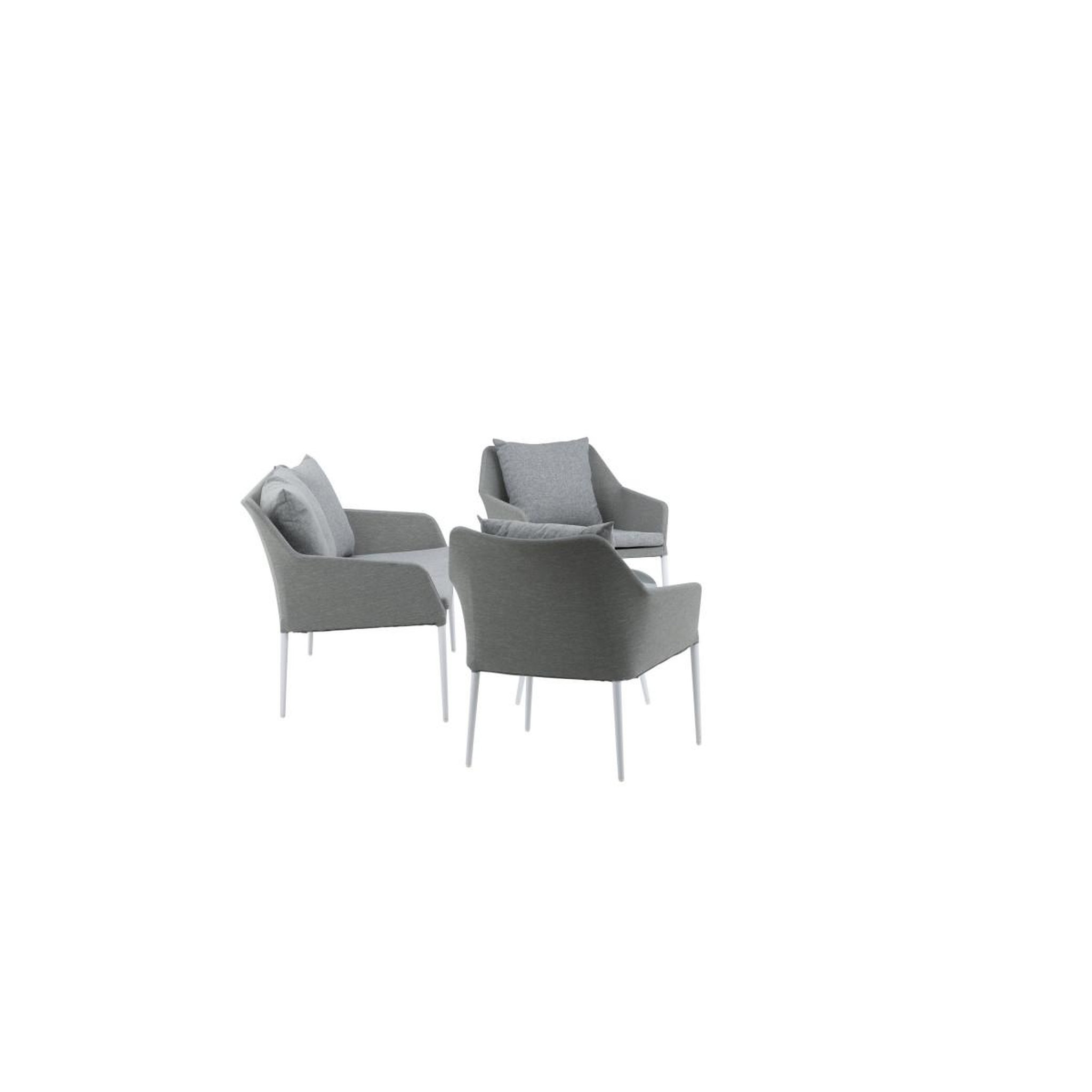 Voir la diapositive 4 : Paris Prix Salon de jardin  spoga  151cm gris & blanc