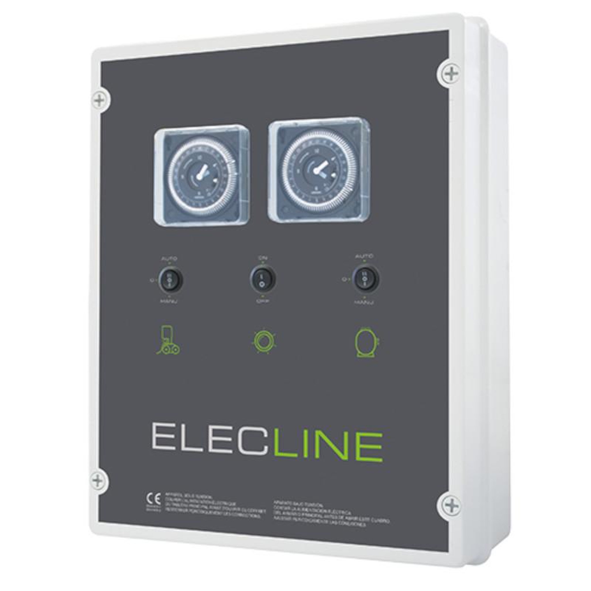 Wa conception Coffret electrique pour filtration + 1 projecteur 100w + balai - DETFB 1 P100D