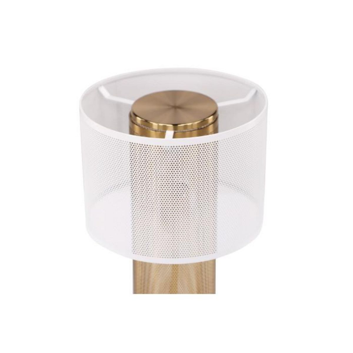 Paris Prix Lampe à Poser Déco  Gap  39cm Blanc & Or