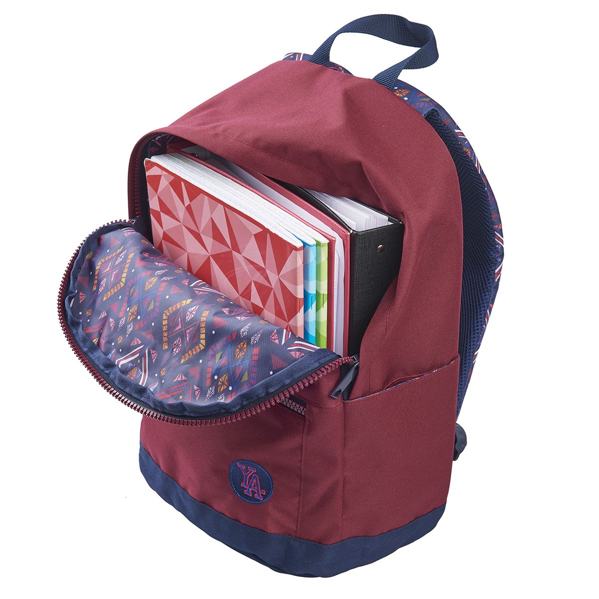 YOUNG'S ATTITUDE Sac à dos rouge avec compartiment pour ordinateur Chill Out