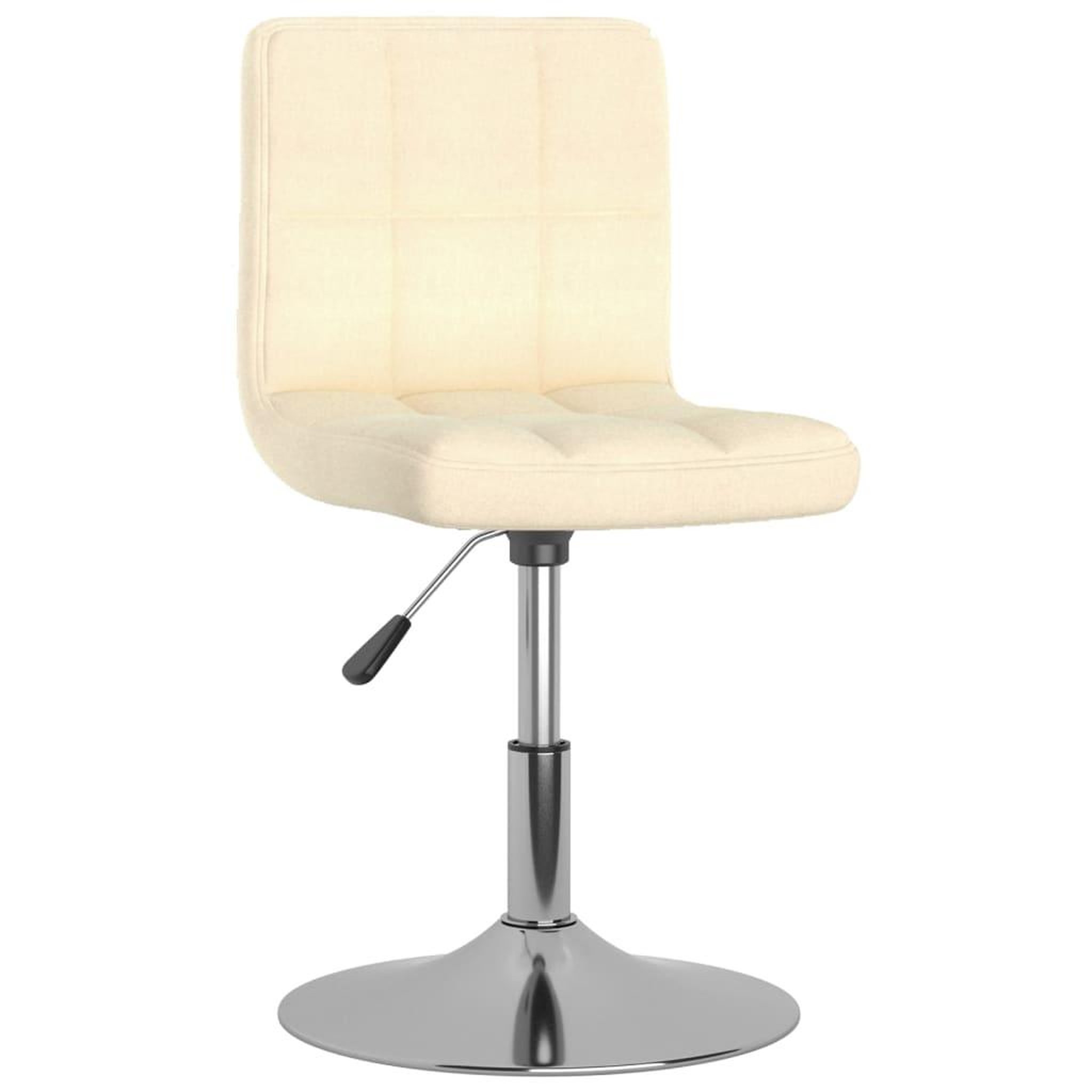 Voir la diapositive 2 : VIDAXL Chaises pivotantes a manger lot de 6 Creme Tissu
