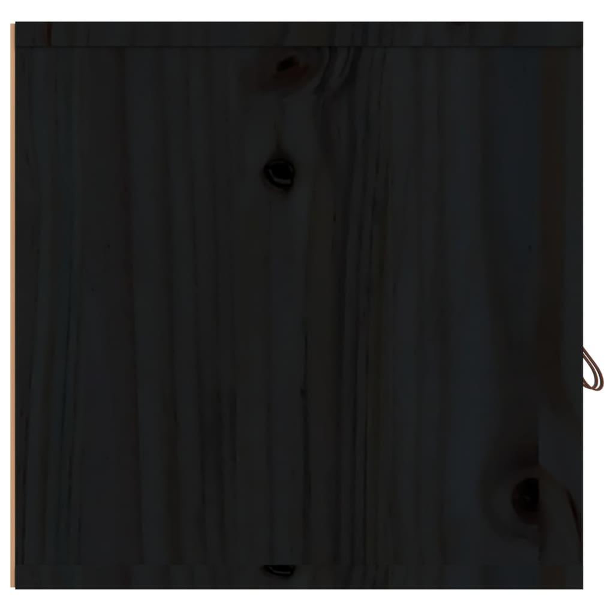 Voir la diapositive 5 : VIDAXL Armoires murales 2 pcs Noir 60x30x30 cm Bois de pin massif