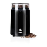 Domo Moulin a café électrique - DOMO - DO712K - 150 W - Capacité : 70 g - Mécanisme broyeur a meules