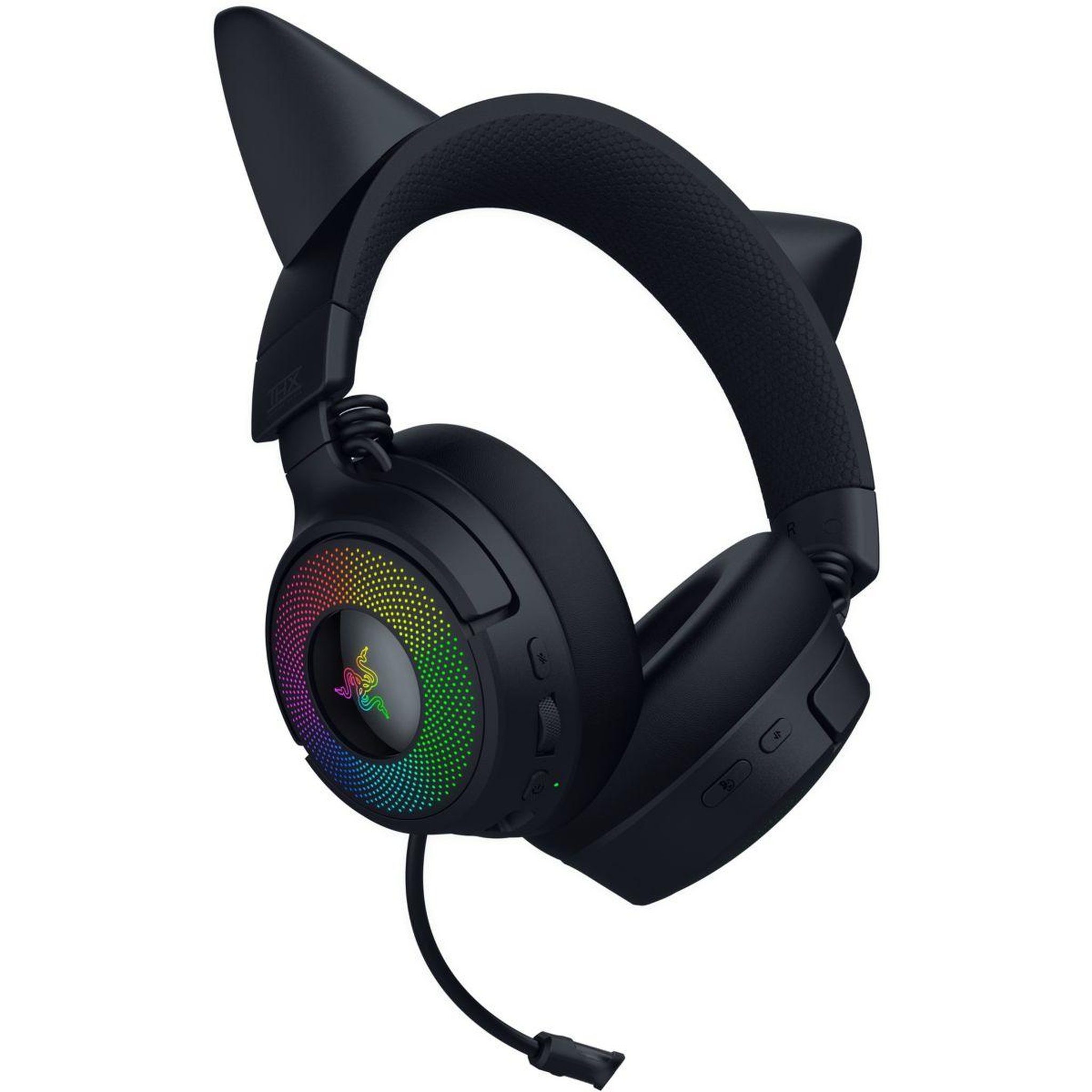Voir la diapositive 3 : Razer Casque gamer KRAKEN KITTY V3 PRO NOIR