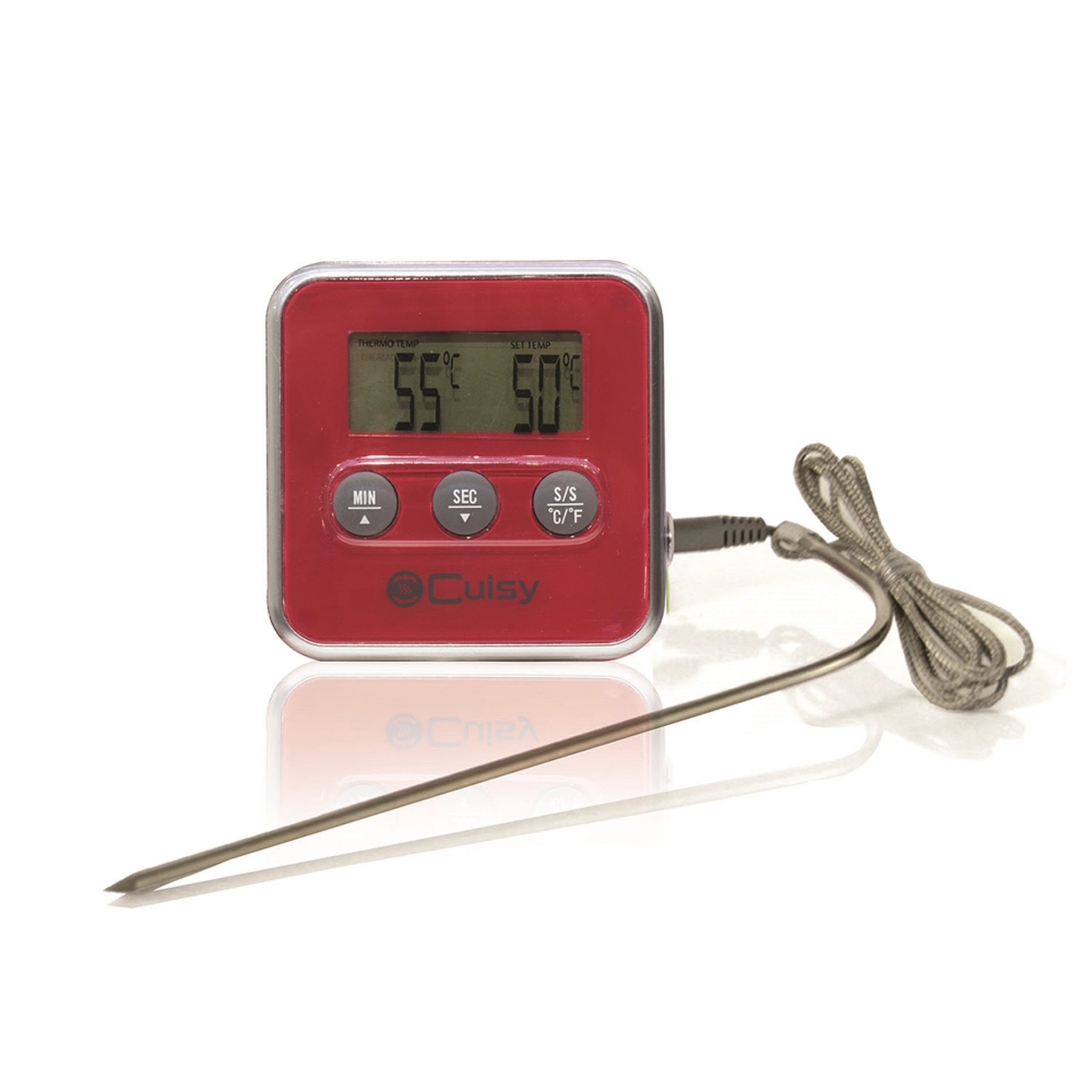 Voir la diapositive 3 : Thermomètre à sonde + minuteur